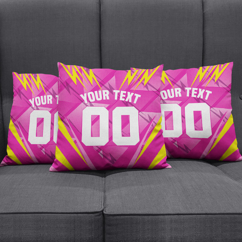 Personalized Barbados Tridents Pillow Cover Cricket Mascot Dynamic Anime Art