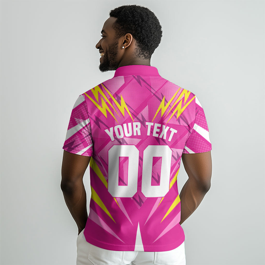 Personalized Barbados Tridents Polo Shirt Cricket Mascot Dynamic Anime Art