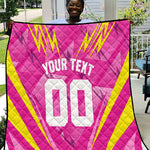 Personalized Barbados Tridents Quilt Cricket Mascot Dynamic Anime Art