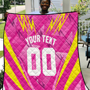 Personalized Barbados Tridents Quilt Cricket Mascot Dynamic Anime Art