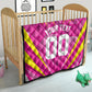 Personalized Barbados Tridents Quilt Cricket Mascot Dynamic Anime Art