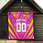 Personalized Barbados Tridents Quilt Cricket Mascot Dynamic Anime Art