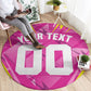 Personalized Barbados Tridents Round Carpet Cricket Mascot Dynamic Anime Art