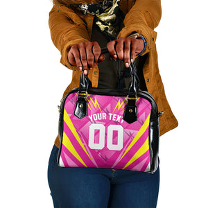 Personalized Barbados Tridents Shoulder Handbag Cricket Mascot Dynamic Anime Art