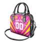 Personalized Barbados Tridents Shoulder Handbag Cricket Mascot Dynamic Anime Art