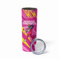 Personalized Barbados Tridents Skinny Tumbler Cricket Mascot Dynamic Anime Art