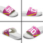 Personalized Barbados Tridents Slide Sandals Cricket Mascot Dynamic Anime Art