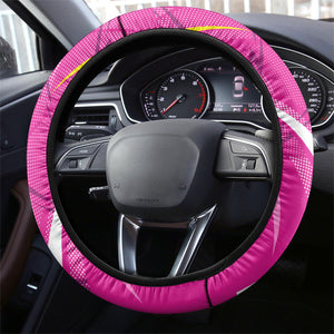 Barbados Tridents Steering Wheel Cover Cricket Mascot Dynamic Anime Art