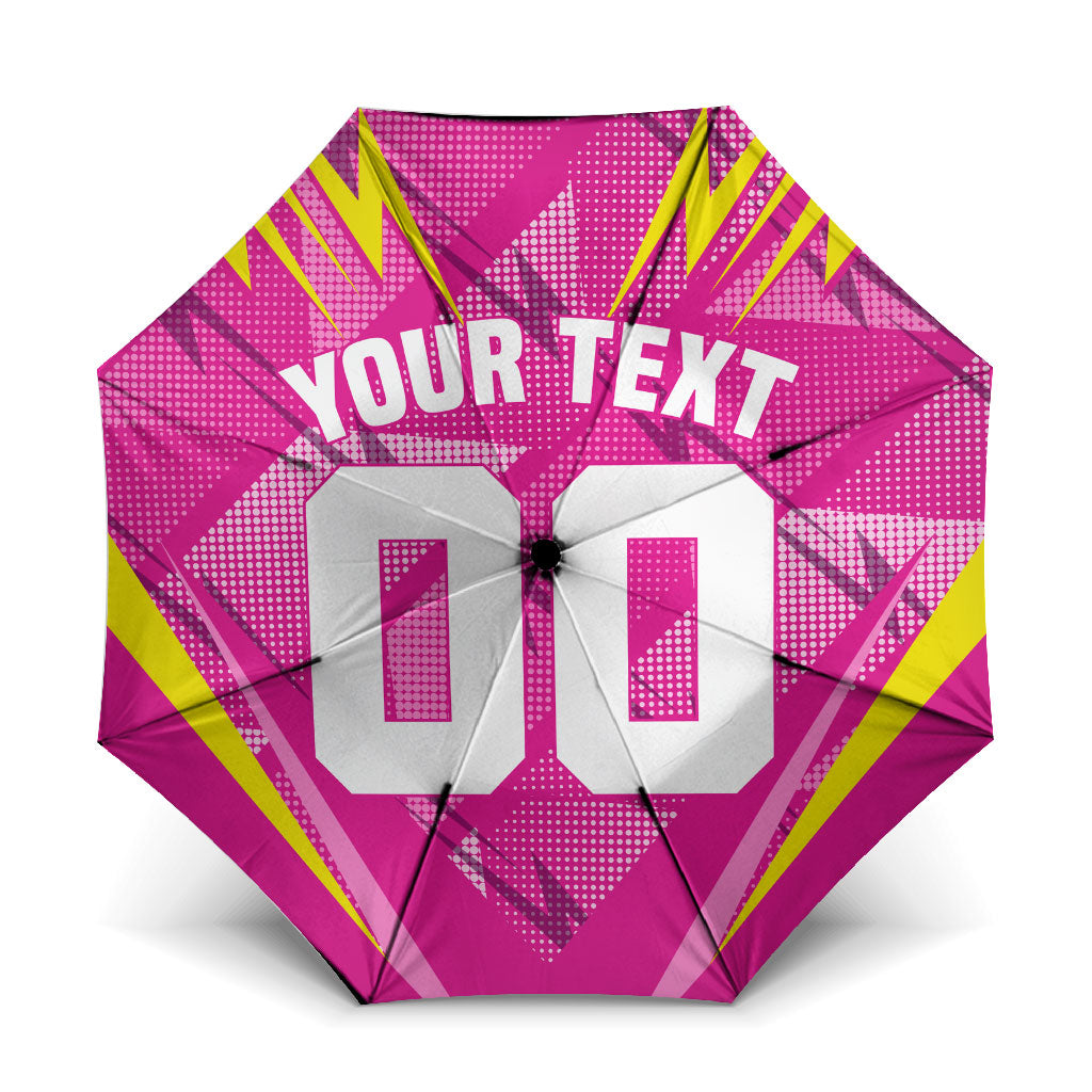 Personalized Barbados Tridents Umbrella Cricket Mascot Dynamic Anime Art