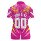 Personalized Barbados Tridents Women Polo Shirt Cricket Mascot Dynamic Anime Art