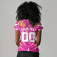 Personalized Barbados Tridents Women V-Neck T-Shirt Cricket Mascot Dynamic Anime Art