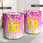Personalized Barbados Tridents Cricket Laundry Basket Trident Graphic Splash Pattern Caribbean Sport