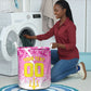 Personalized Barbados Tridents Cricket Laundry Basket Trident Graphic Splash Pattern Caribbean Sport