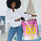 Personalized Barbados Tridents Cricket Laundry Basket Trident Graphic Splash Pattern Caribbean Sport