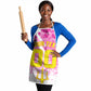 Personalized Barbados Tridents Cricket Apron Trident Graphic Splash Pattern Caribbean Sport
