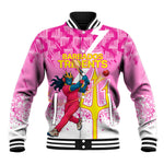 Personalized Barbados Tridents Cricket Baseball Jacket Trident Graphic Splash Pattern Caribbean Sport