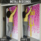 Personalized Barbados Tridents Cricket Door Cover Trident Graphic Splash Pattern Caribbean Sport
