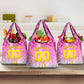 Personalized Barbados Tridents Cricket Grocery Bag Trident Graphic Splash Pattern Caribbean Sport
