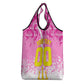 Personalized Barbados Tridents Cricket Grocery Bag Trident Graphic Splash Pattern Caribbean Sport