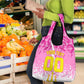 Personalized Barbados Tridents Cricket Grocery Bag Trident Graphic Splash Pattern Caribbean Sport