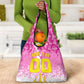 Personalized Barbados Tridents Cricket Grocery Bag Trident Graphic Splash Pattern Caribbean Sport