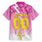 Personalized Barbados Tridents Cricket Hawaiian Shirt Trident Graphic Splash Pattern Caribbean Sport
