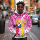 Personalized Barbados Tridents Cricket Hoodie Trident Graphic Splash Pattern Caribbean Sport