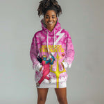 Personalized Barbados Tridents Cricket Hoodie Dress Trident Graphic Splash Pattern Caribbean Sport