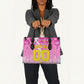 Personalized Barbados Tridents Cricket Leather Bag Trident Graphic Splash Pattern Caribbean Sport