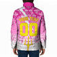 Personalized Barbados Tridents Cricket Padded Jacket Trident Graphic Splash Pattern Caribbean Sport