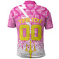 Personalized Barbados Tridents Cricket Polo Shirt Trident Graphic Splash Pattern Caribbean Sport