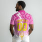 Personalized Barbados Tridents Cricket Polo Shirt Trident Graphic Splash Pattern Caribbean Sport