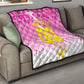 Personalized Barbados Tridents Cricket Quilt Trident Graphic Splash Pattern Caribbean Sport