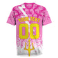 Personalized Barbados Tridents Cricket Rugby Jersey Trident Graphic Splash Pattern Caribbean Sport