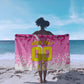 Personalized Barbados Tridents Cricket Sarong Trident Graphic Splash Pattern Caribbean Sport
