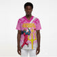 Personalized Barbados Tridents Cricket Scrub Top Trident Graphic Splash Pattern Caribbean Sport