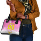Personalized Barbados Tridents Cricket Shoulder Handbag Trident Graphic Splash Pattern Caribbean Sport