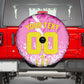 Personalized Barbados Tridents Cricket Spare Tire Cover Trident Graphic Splash Pattern Caribbean Sport