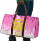 Personalized Barbados Tridents Cricket Travel Bag Trident Graphic Splash Pattern Caribbean Sport