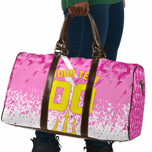 Personalized Barbados Tridents Cricket Travel Bag Trident Graphic Splash Pattern Caribbean Sport