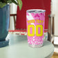 Personalized Barbados Tridents Cricket Tumbler Cup Trident Graphic Splash Pattern Caribbean Sport