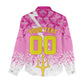 Personalized Barbados Tridents Cricket Women Casual Shirt Trident Graphic Splash Pattern Caribbean Sport