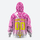 Personalized Barbados Tridents Cricket Zip Hoodie Trident Graphic Splash Pattern Caribbean Sport