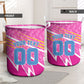 Personalized Barbados Cricket Tridents Laundry Basket Graphic Geometric Dynamic Sports Mascot