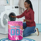 Personalized Barbados Cricket Tridents Laundry Basket Graphic Geometric Dynamic Sports Mascot