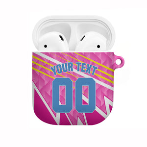 Personalized Barbados Cricket Tridents AirPods Case Graphic Geometric Dynamic Sports Mascot