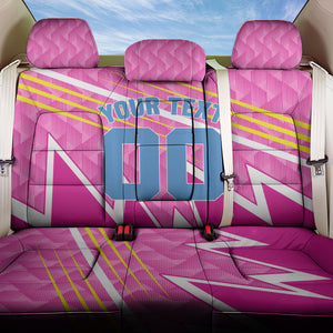 Personalized Barbados Cricket Tridents Back Car Seat Cover Graphic Geometric Dynamic Sports Mascot