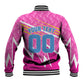 Personalized Barbados Cricket Tridents Baseball Jacket Graphic Geometric Dynamic Sports Mascot