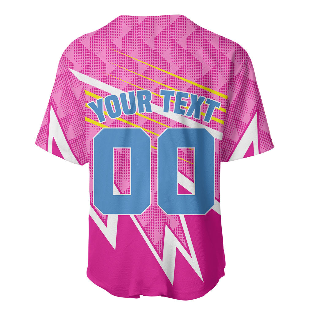 Personalized Barbados Cricket Tridents Baseball Jersey Graphic Geometric Dynamic Sports Mascot