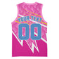 Personalized Barbados Cricket Tridents Basketball Jersey Graphic Geometric Dynamic Sports Mascot